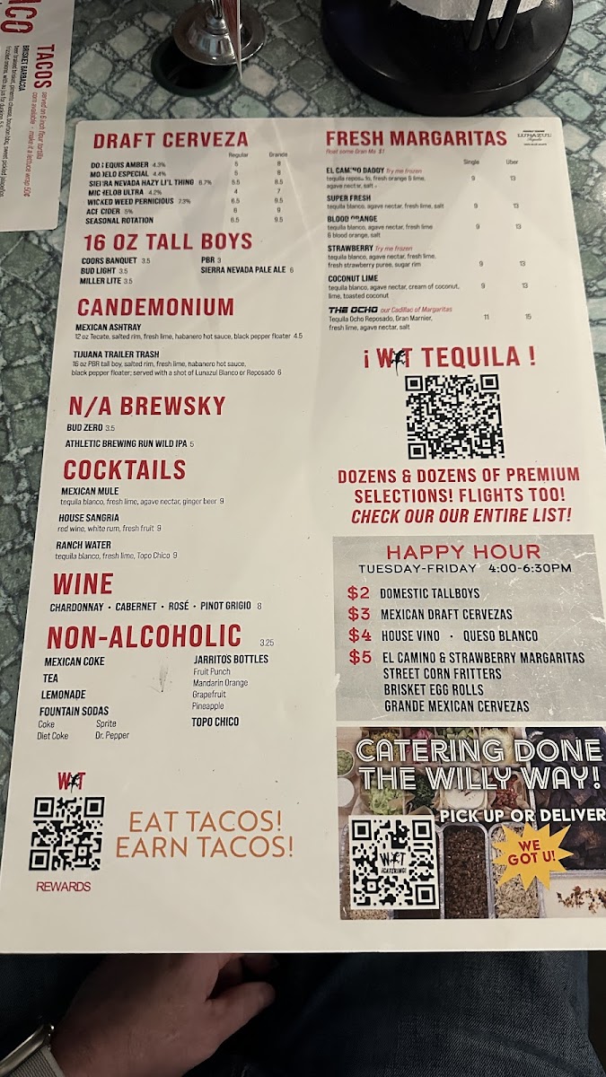 Willy Taco Menu - Image 5